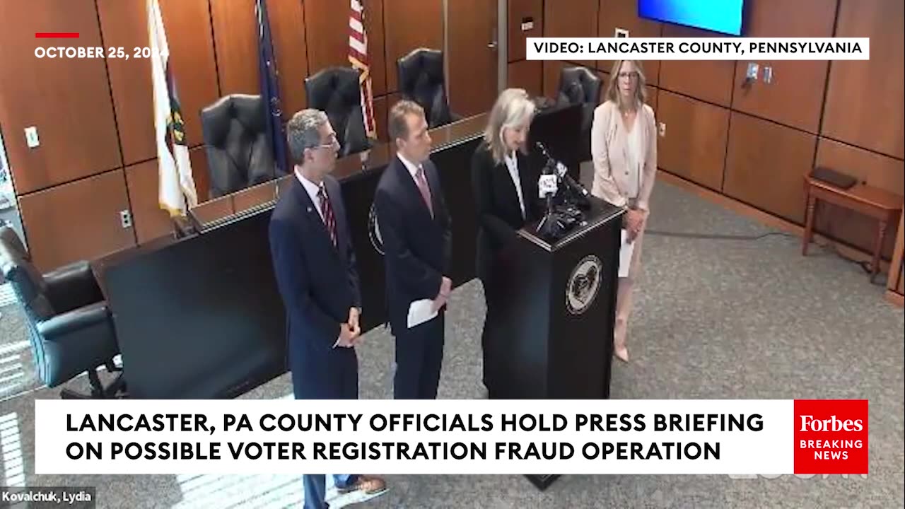 Lancaster PA Election Officials Reveal 'Apparent Incidents' Of Big-time Voter Registration Fraud