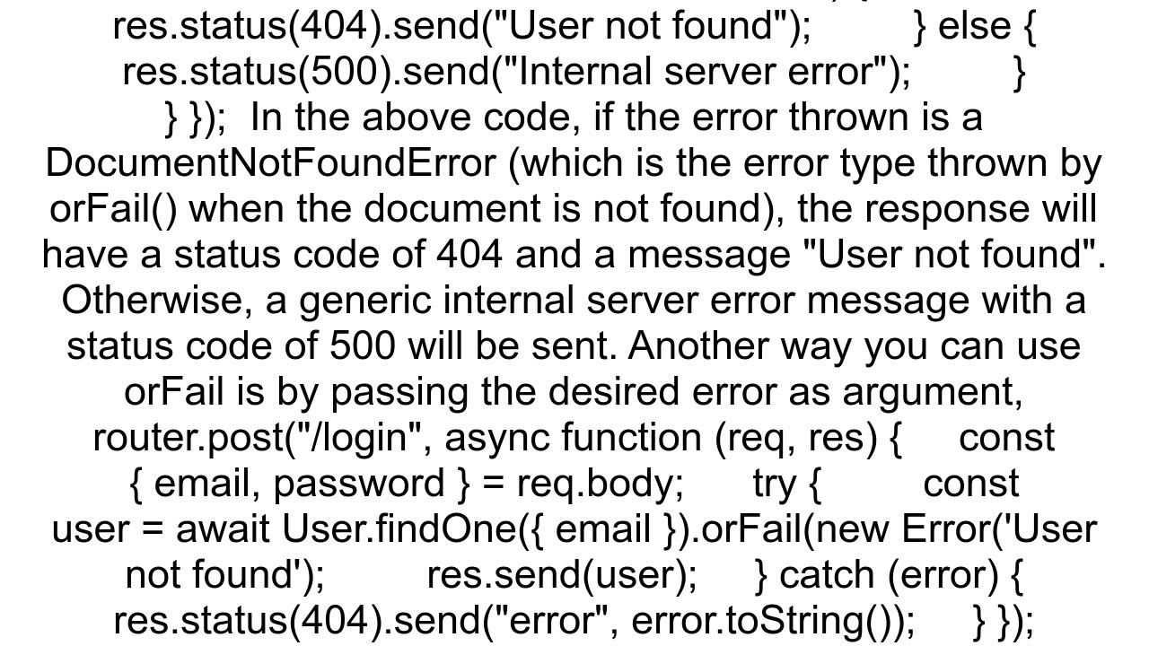 Cannot catch error when using ModelfindOne