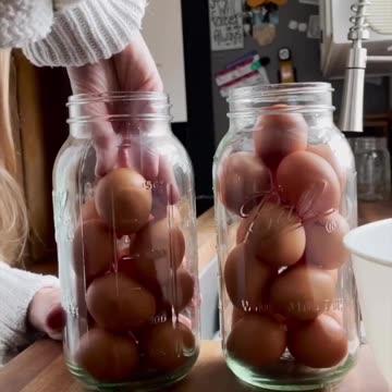 ~WATER GLASSING EGGS ~