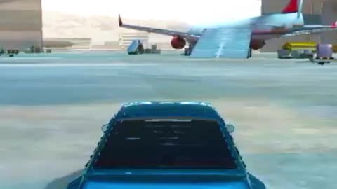 Car jump on airplane ✈️