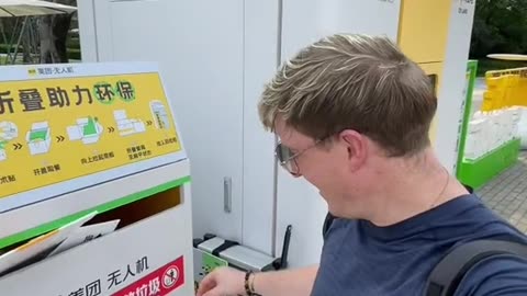 Drone now delivers Coffee in China