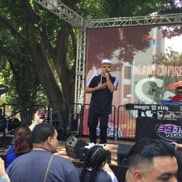 MC MAGIC performing at the IE Salsa Festival! #shorts