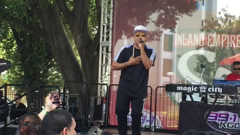 MC MAGIC performing at the IE Salsa Festival! #shorts