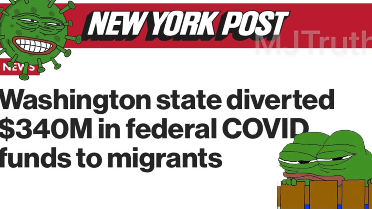 Washington state diverted $340M in federal COVID funds to ILLEGALS