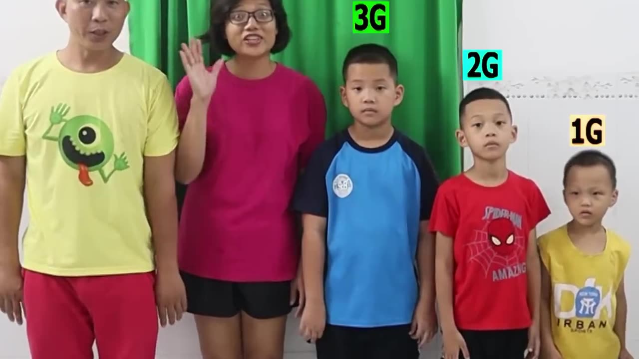 Just for fun | Internet 5G, 4G, 3G, 2G, 1G | Khi tốc độ mạng 5G, 4G, 3G, 2G, 1G