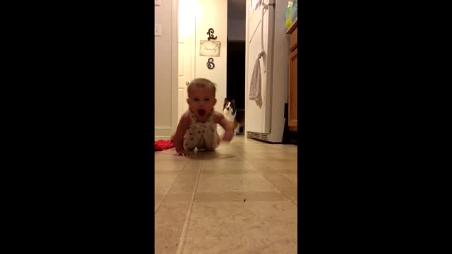 Adorable baby shows you just how much she loves the camera!