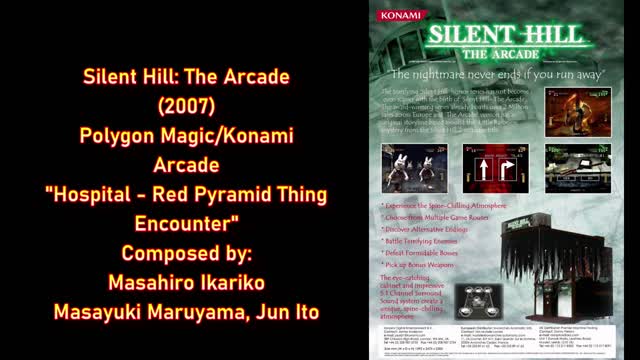 "Hospital - (Red Pyramid Encounter; Tuberculosis)" [Arcade, Konami, 2007]