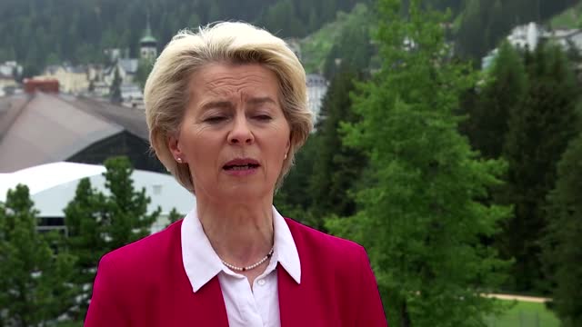 EU, Russia must discuss Ukraine food exports: von der Leyen