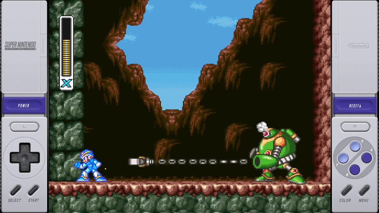 Mega Man X - Super Nintendo - #8 Sting Chameleon