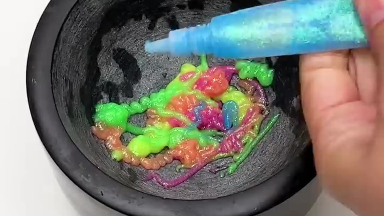 Satisfying ASMR slime