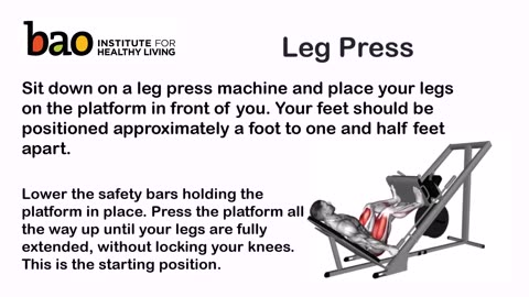 exercise leg press