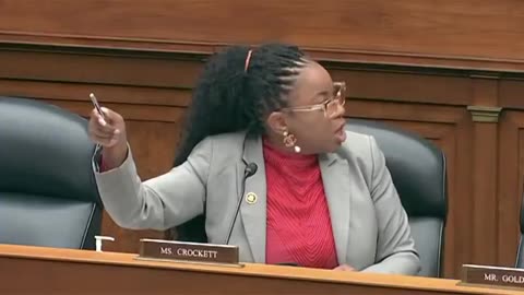 Rep. Jasmine Crockett: "There has been no oppression for the white man in this country"