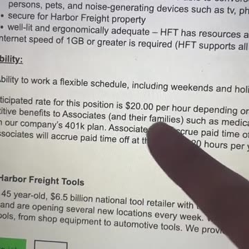 $20PER WORK FROM HOME REMOTE JOB