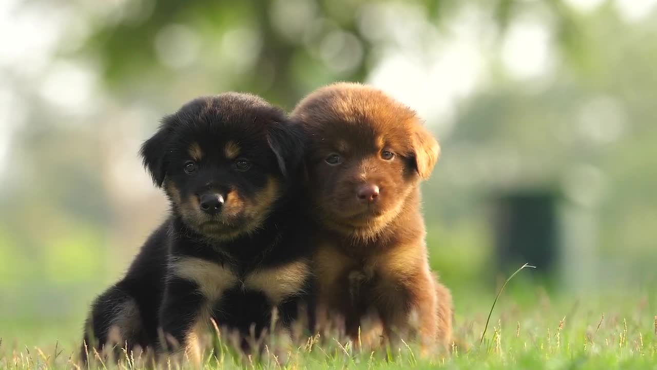 Two puppies