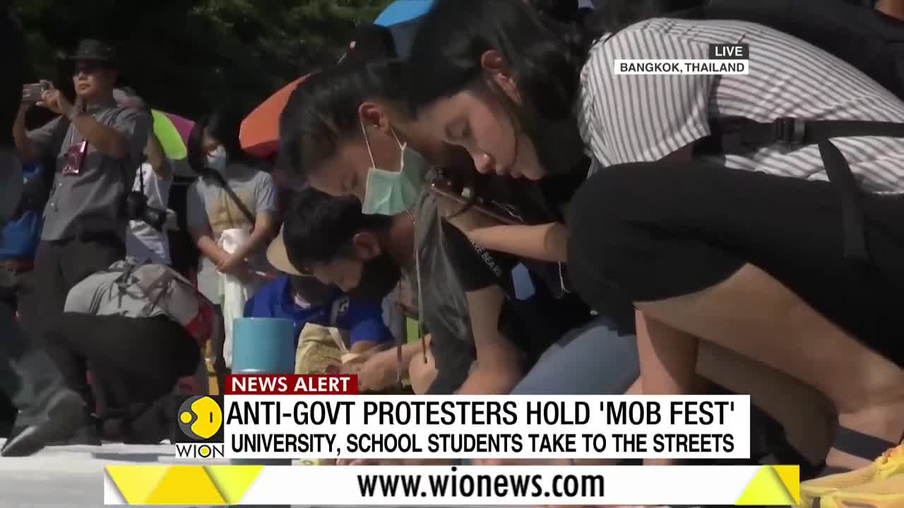 Thailand: Anti-government protesters hold 'Mob fest' | Thailand top news | World News