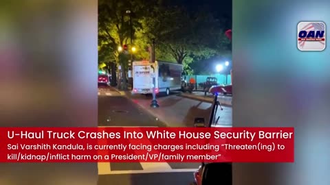 U-Haul truck crashes into White House security barrier.. another US secret police operation...