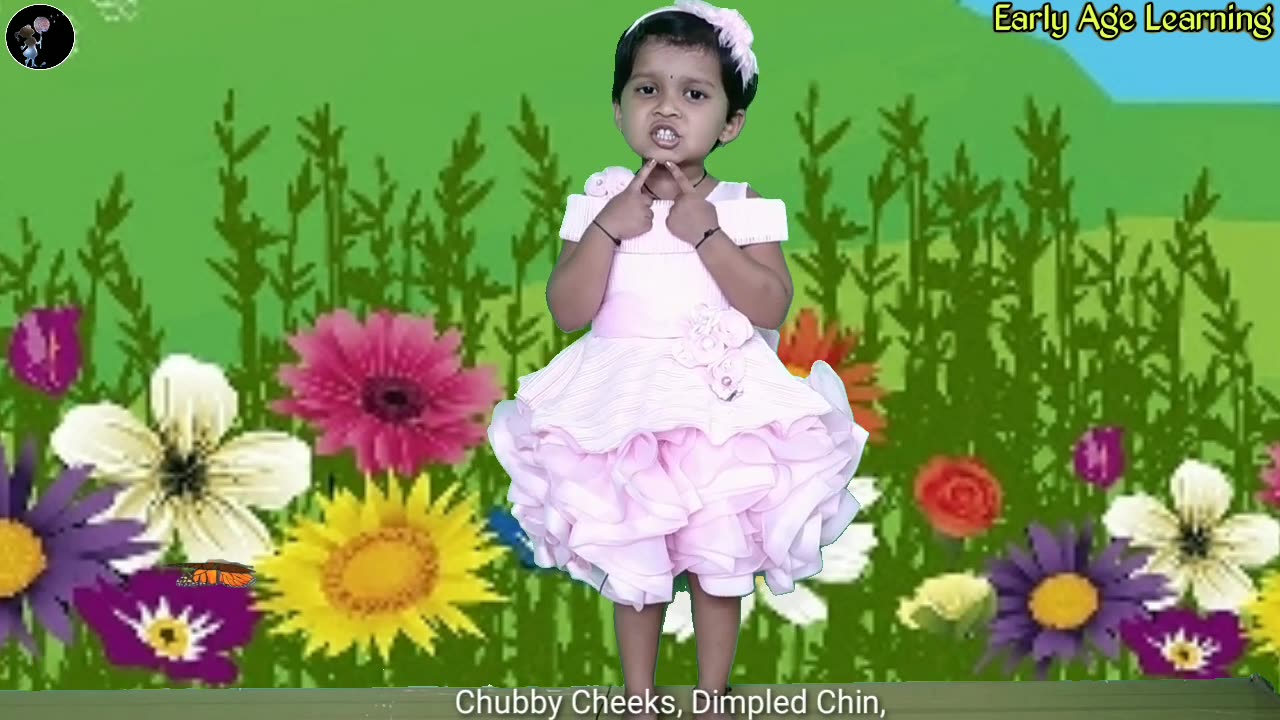 "Chubby Cheeks, Dimple Chin" - Nursery Rhyme and Baby Song for Early Age Learning