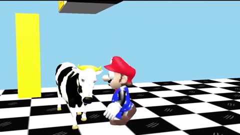 mario bros cantando con la vaca lola