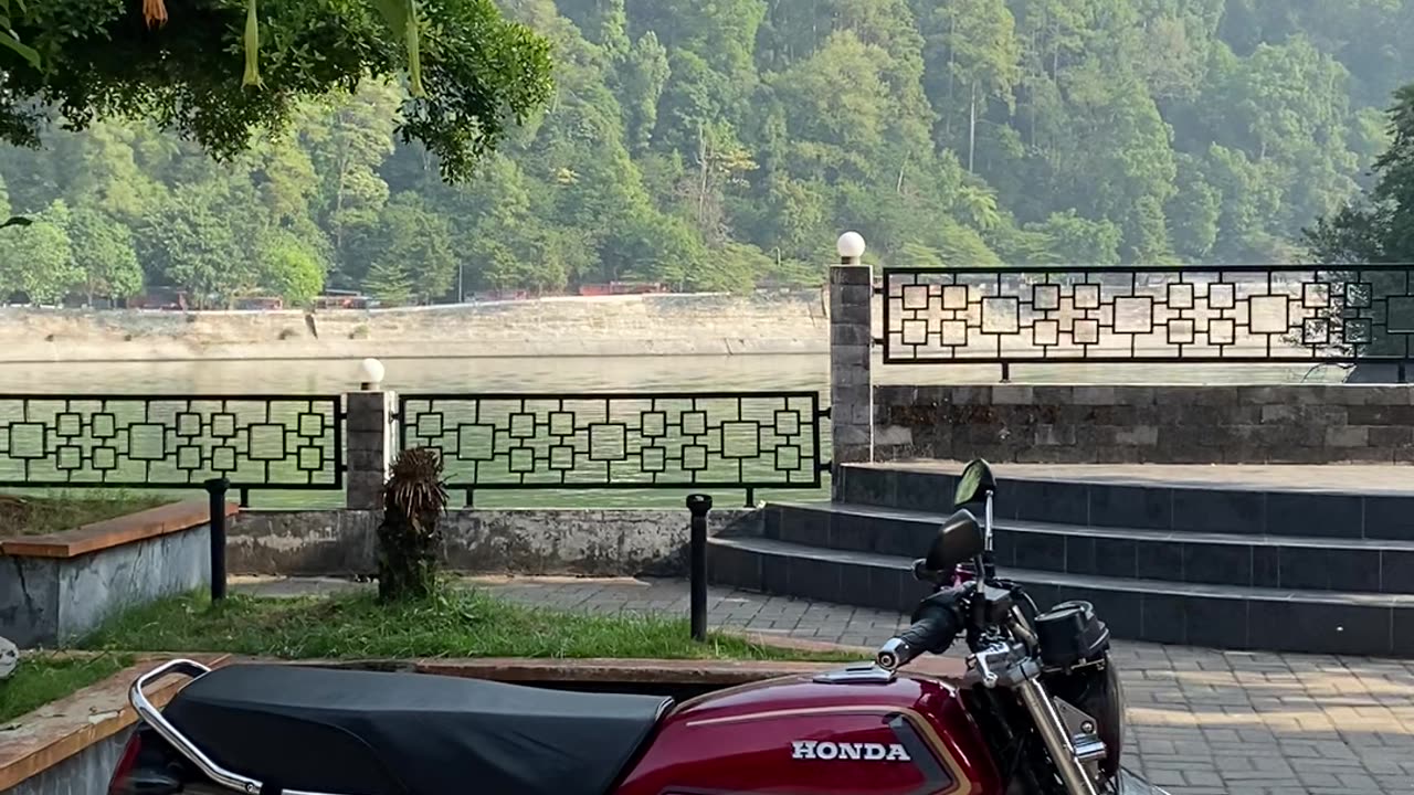 mountain views and my old motorbike