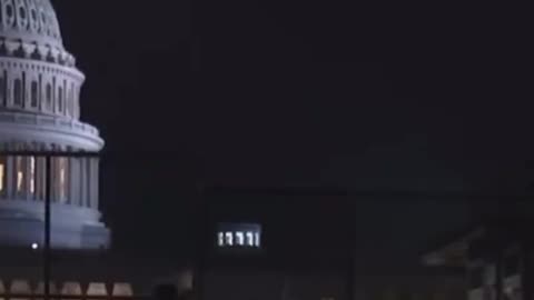 A fence is being erected around the Capitol