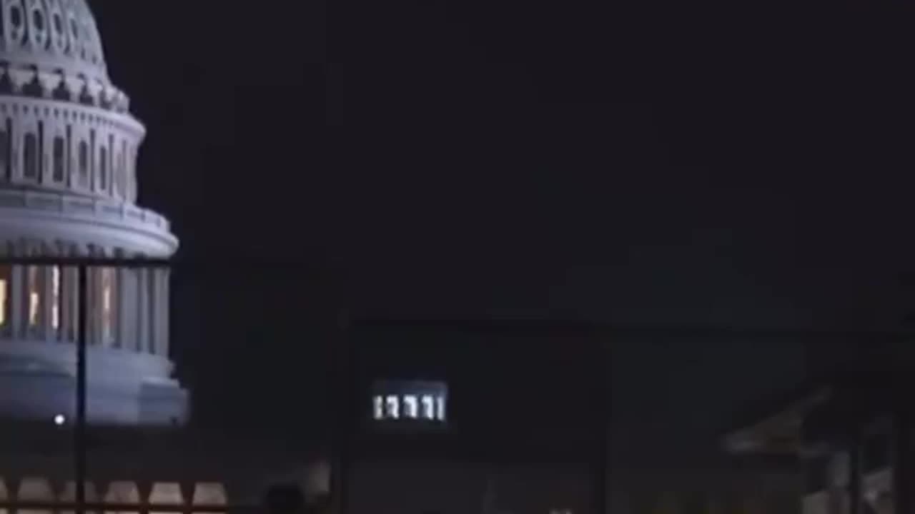 A fence is being erected around the Capitol