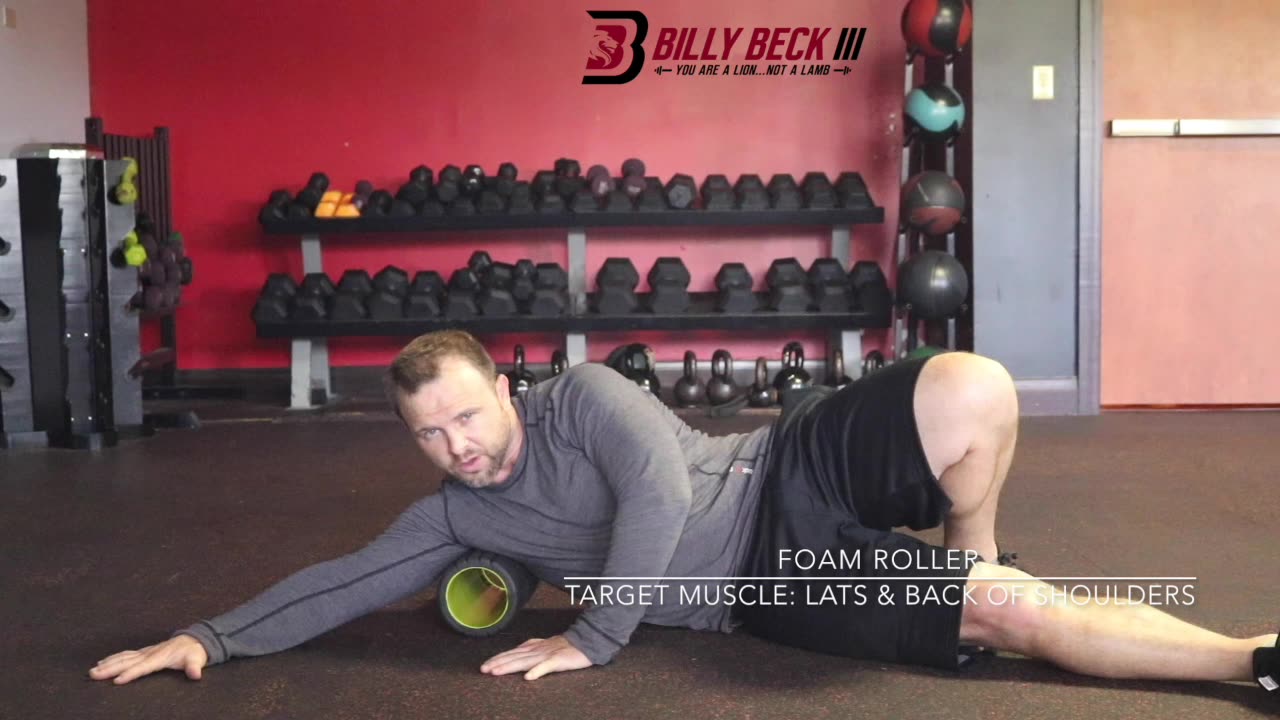 Foam Roller: Lats