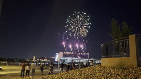 Red rock casino Fourth of July Las Vegas firework show 2023 ￼