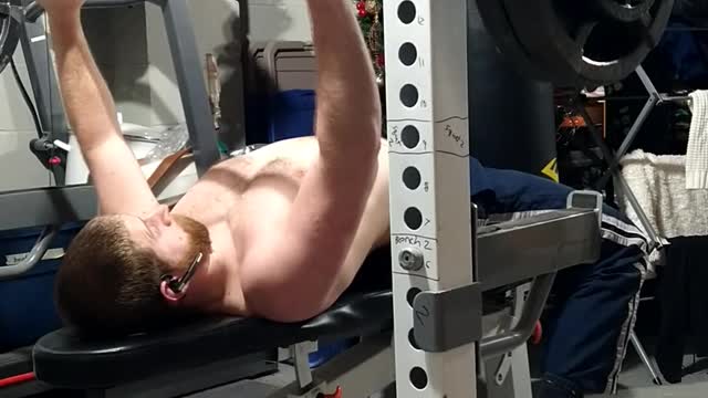 255 bench * 3 reps