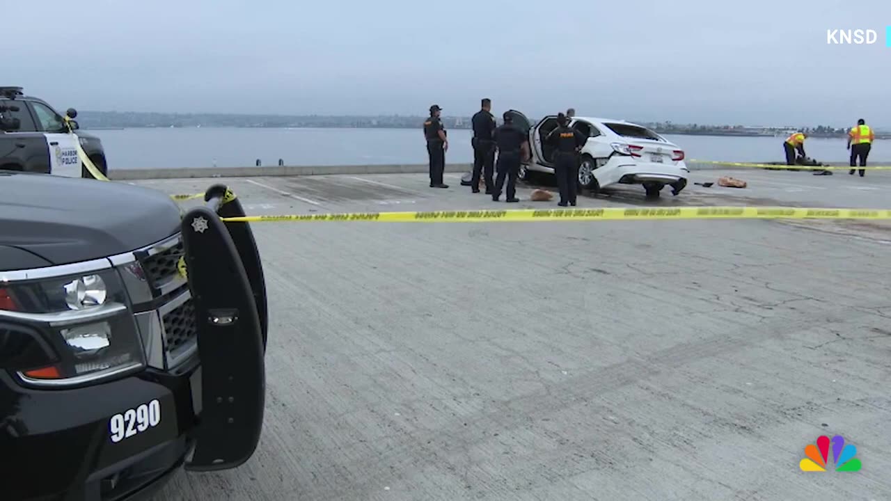 Hotel worker stabs guest before driving into San Diego Bay.mp4