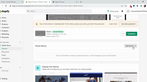 Shopify Tutorial for Beginners part 3 | How to upload theme to shopify Store | Simple & Easy