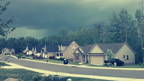 2011 Tornado Outbreak funnel cloud forming