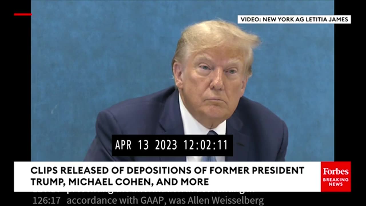 Depositions Of Former Pres. Trump, Trump Jr., And Eric Trump Released During NYC Civil Fraud Trial