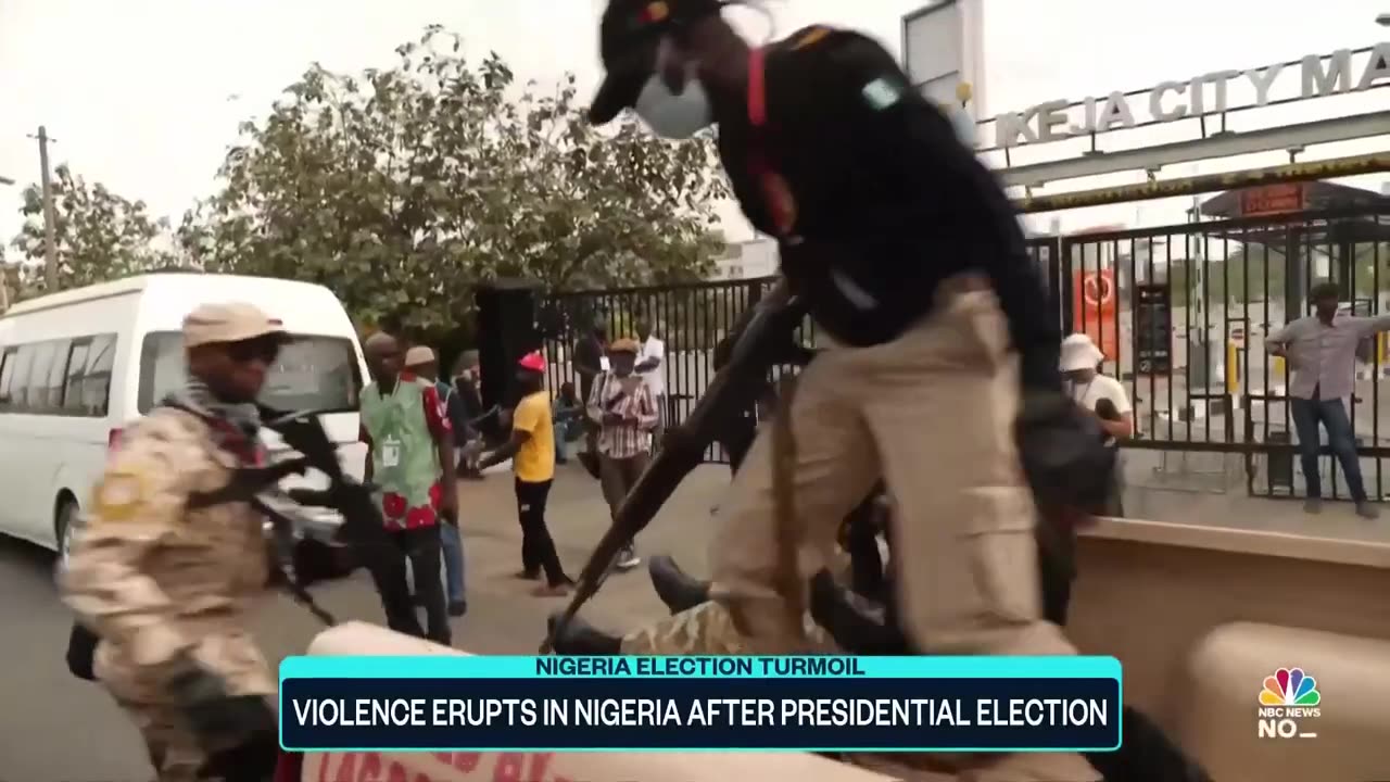 Violence erupts in Nigeria after presidential election