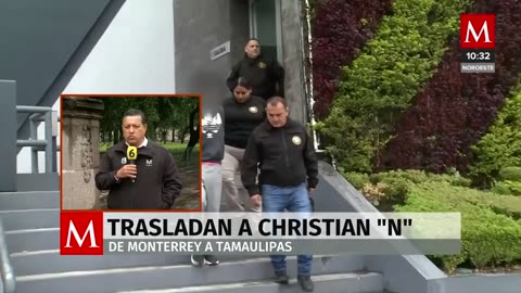 Trasladan a Christian 'N', agresor de Melanie Barragán, a Tamaulipas; piden 49 años de cárcel