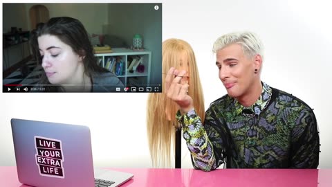Pro HairDresser Follows Haircutting Hack Video #Tips #Tricks #Hairstyles
