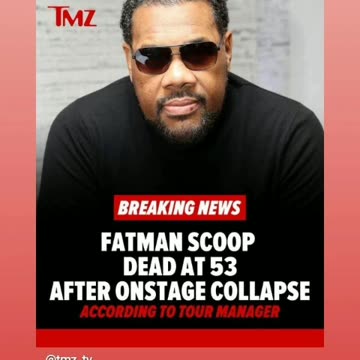 Rip to fatman scoop 🙏🕊🕯 9/4/24