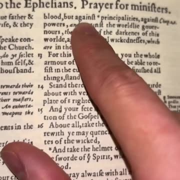 King James Version Bible versus Geneva Bible 1560