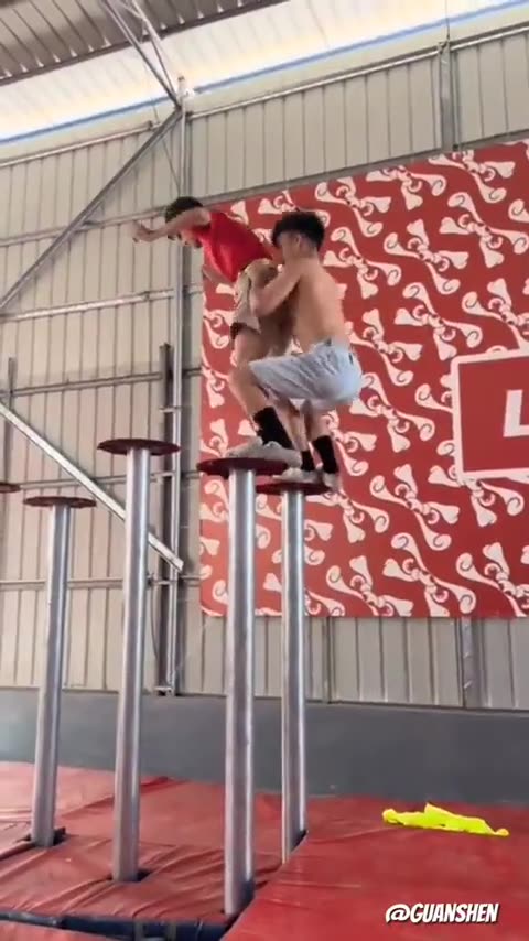 Those kids have incredible strength and balance! 👏