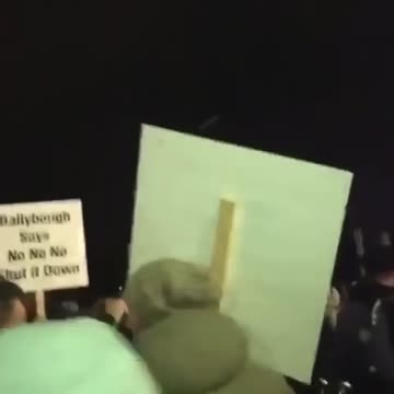 Ireland protest against young migrants put in hotels