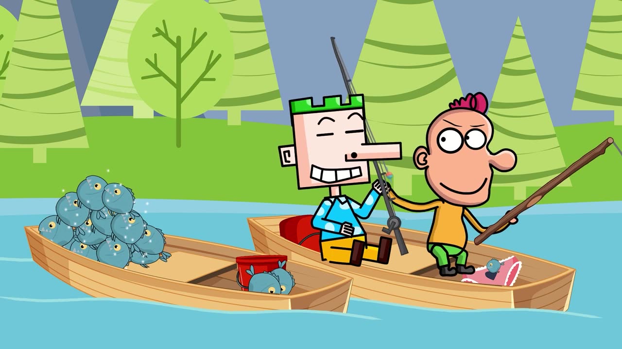 The Best of Cartoon Tree | Go Fishing | Comedy cartoons