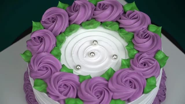 Purple Cake Simple Cake Decoration with Easy Cake Decoration Bake My Cake