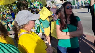 Video 2, Day 3 of Brazilian Protests, Joinville, Santa Catarina, Nov 4, 2022