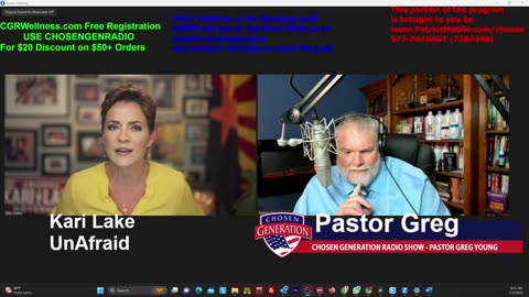 Kari Lake Unafraid joins Pastor Greg Stop Election Fraud