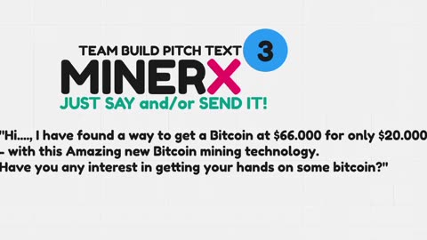 MINERX MINER X - Have you any interest getting your hands on some bitcoin? (003) TOP TEAM ROB BUSER