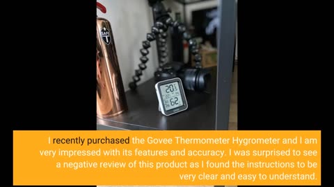 Govee Thermometer Hygrometer Innen, LCD Digital Temperatur luftfeuchtigkeitsmesser