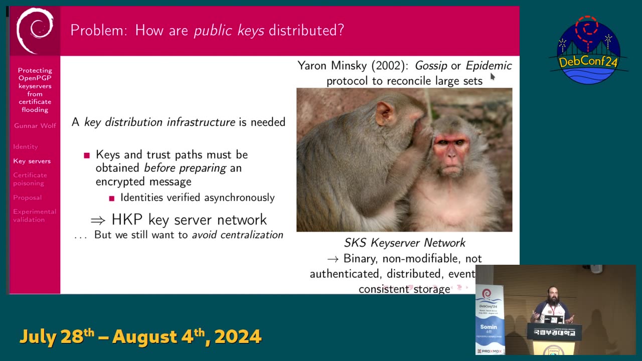 DebConf24 - Protecting OpenPGP keyservers from certificate flooding