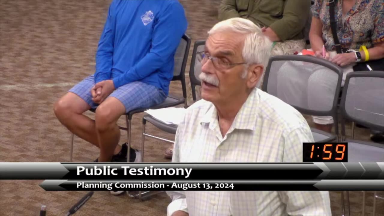 Ron - Public Comment - CDA Planning and Zoning - RE: Rezone of North Idaho College - 8/13/24