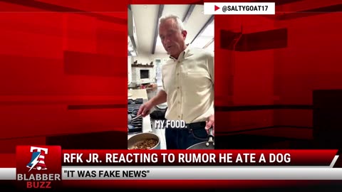 RFK Jr. Reacting To Rumor He Ate A Dog