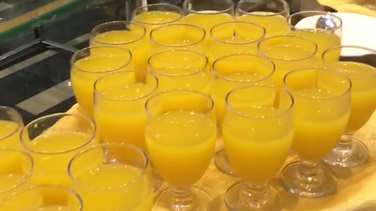 How? Welcome drink
