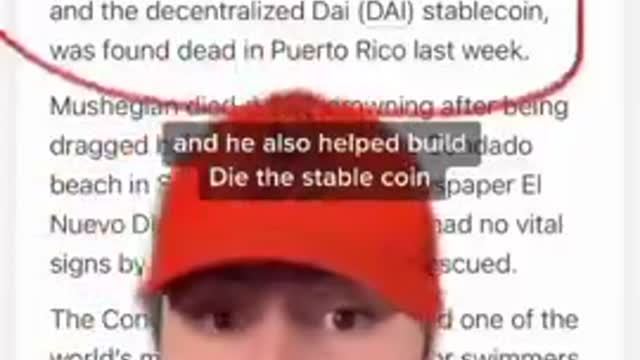 MakerDao founder dead at 29 by drowning after exposing CIA and Mossad pedo Elite child trafficking